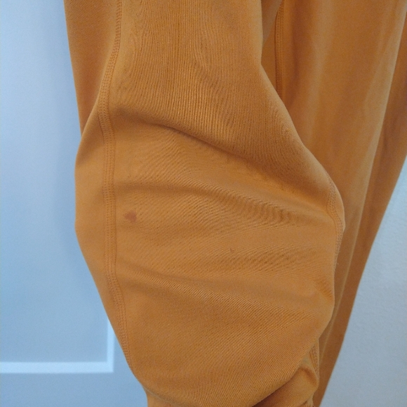 Girlfriend Collective Mustard Yellow Crop Top Leggings Set. XS/S - Picture 3 of 11